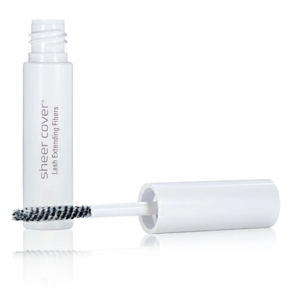 Sheer Cover Black Lengthening Mascara + Lash Extending Fibers Set In Full Size - Picture 9 of 9